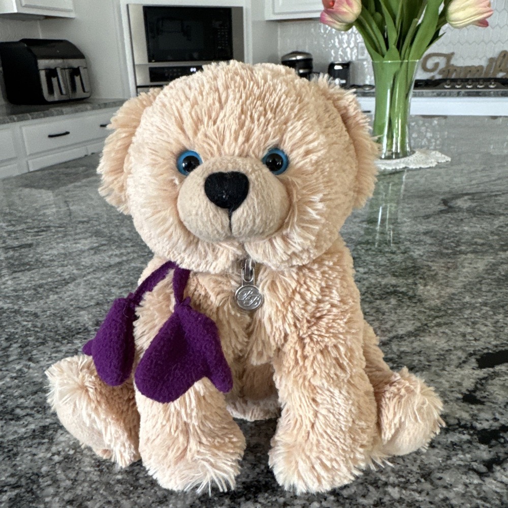 Benny Bear Ben Bridge XXVIII Stuffed Plush Tan Jewelry Zipper Mittens 2014 Small